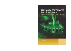Optically Stimulated Luminescence: Fundamentals and Applications