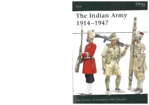 Osprey Elite 075 - The Indian Army 1914-1947