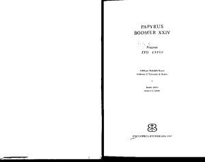 Papyrus Bodmer XXIV: Psaume XVII–CXVIII