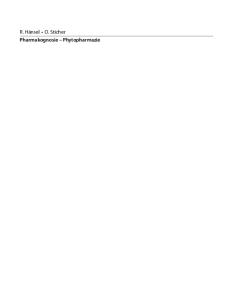 Pharmakognosie - Phytopharmazie 8. Auflage
