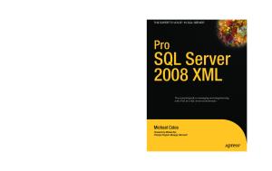 Pro SQL Server 2008 XML