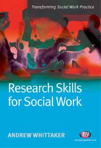 Research Skills for Social Work (Transforming Social Work Practice)