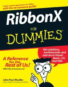 RibbonX For Dummies (For Dummies (Computer Tech))