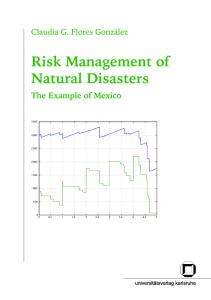 Risk Management of Natural Disasters