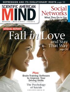 Scientific American Mind Magazine (Fall in Love, January February 2010)