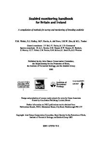 Seabird Monitoring Handbook for Britain and Ireland: A Compilation of Methods for Survey and Monitoring of Breeding Seabirds