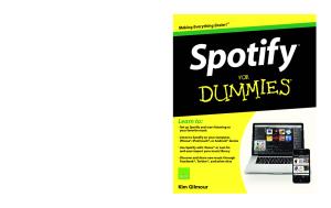 Spotify For Dummies (For Dummies (Computer Tech))