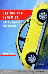 Statics and dynamics with background mathematics