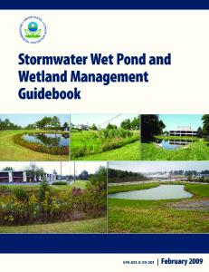 Stormwater Wet Pond And Wetland Management Guidebook (2009)