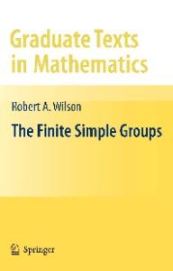 The Finite Simple Groups (Graduate Texts in Mathematics)