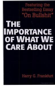 The Importance of What We Care About: Philosophical Essays
