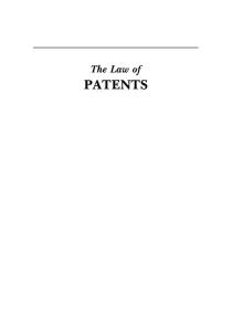The Law of Patents