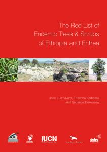 The Red List of Endemic Trees and Shrubs of Ethiopia and Eritrea