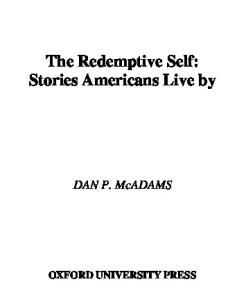 The Redempti Self: Stories Americans Live By