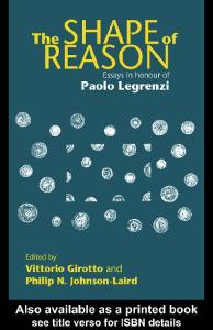 The Shape of Reason: Essays in Honour of Paulo Legrenzi