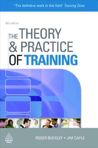 The Theory and Practice of Training (Theory & Practice of Training)