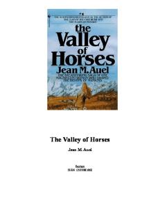 The Valley of Horses (Earth’s Children 2)