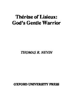Therese of Lisieux: God's Gentle Warrior