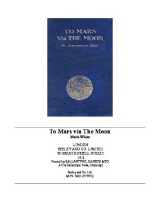 To Mars via the Moon; An Astronomical Story