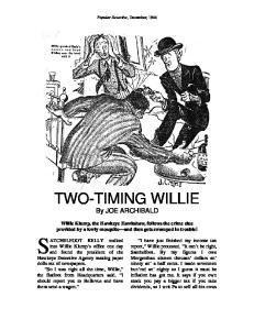 Two-timing Willie