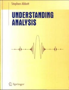 Understanding Analysis